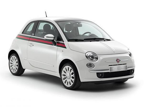 Exklusiv in Schwarz-Weiß: Fiat 500 by Gucci